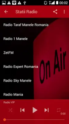 Radio Manele Live android App screenshot 3